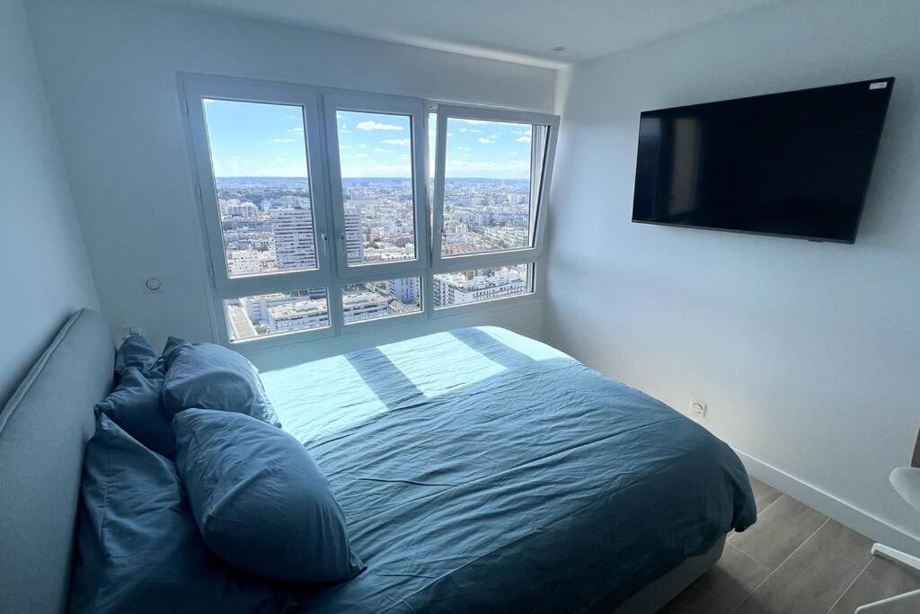 Nice Apartment With Amazing View Of Paris + Parking 외부 사진