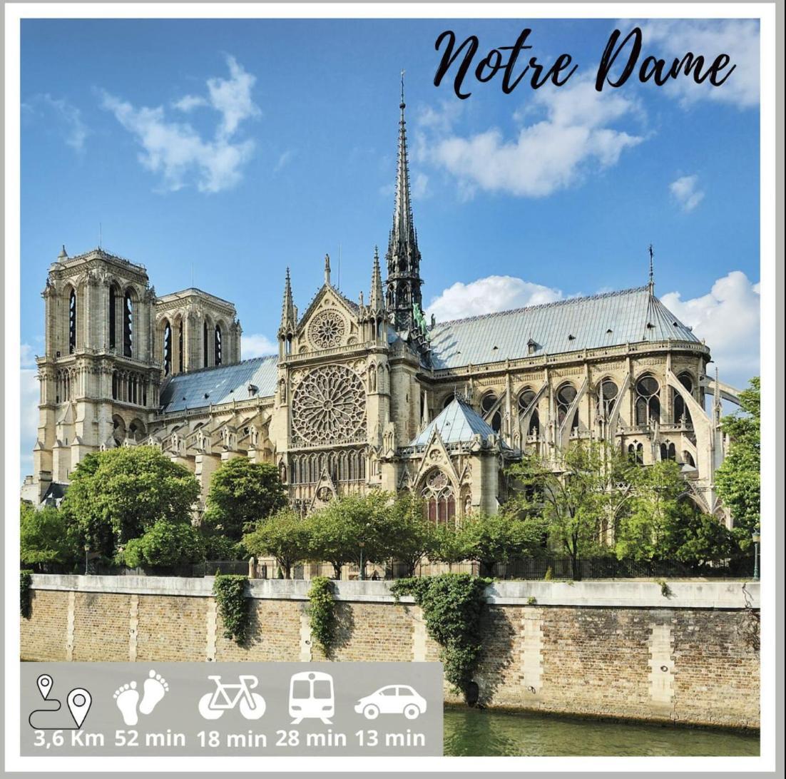 Nice Apartment With Amazing View Of Paris + Parking 외부 사진
