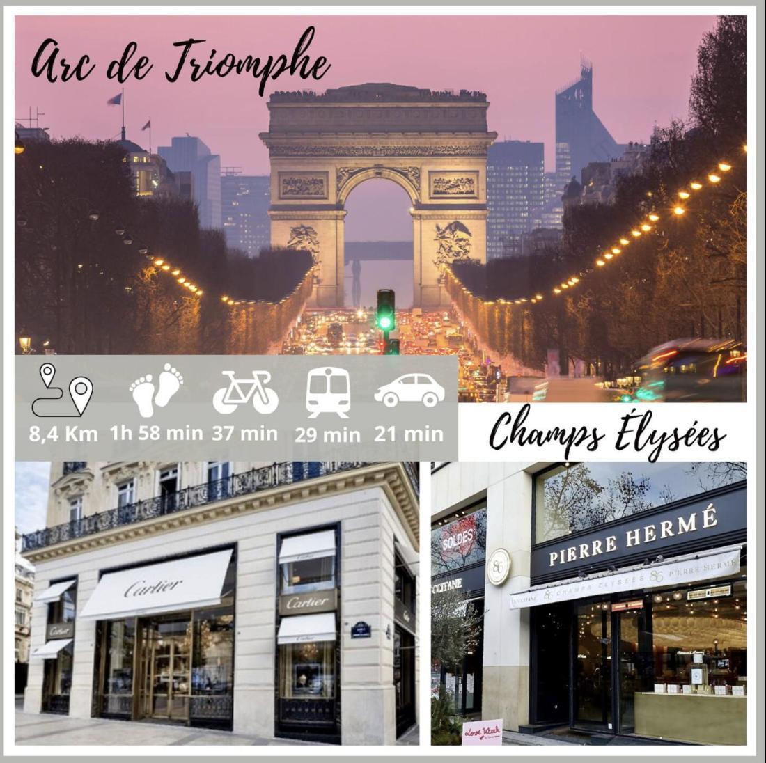 Nice Apartment With Amazing View Of Paris + Parking 외부 사진